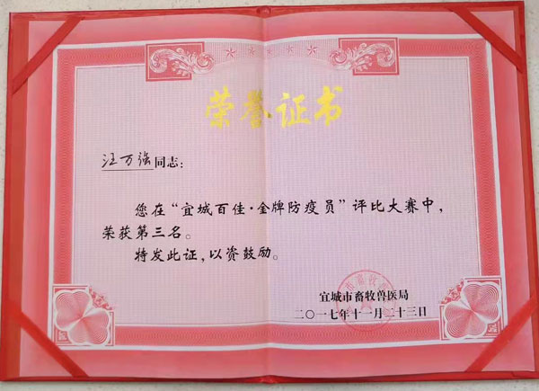 榮譽(yù)證書(shū)